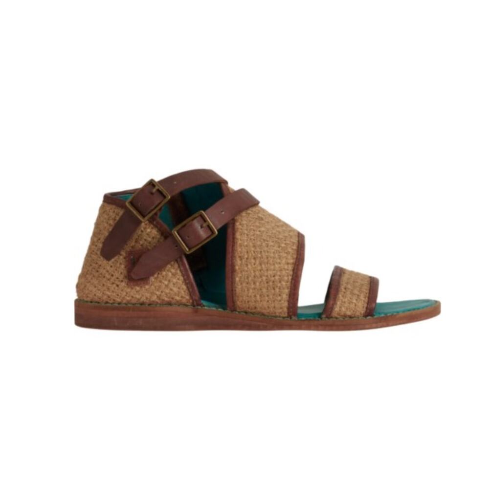 ROAN BY BED STU Harlow Double-Buckle Sandals 7.5 NWB - Picture 4 of 9
